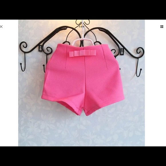 Girls polka dots shirt and shorts set - Picture 4 of 8